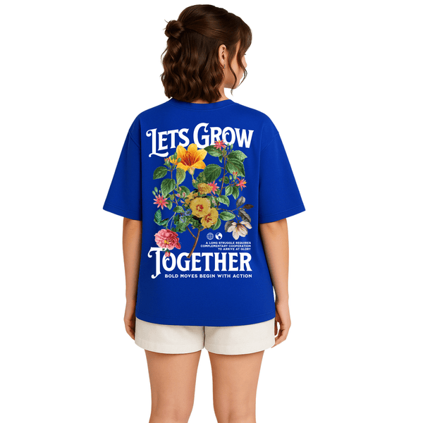 Let's Grow Togather - Flower Tshirt - Seller Stop