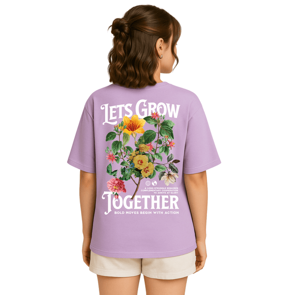 Let's Grow Togather - Flower Tshirt - Seller Stop