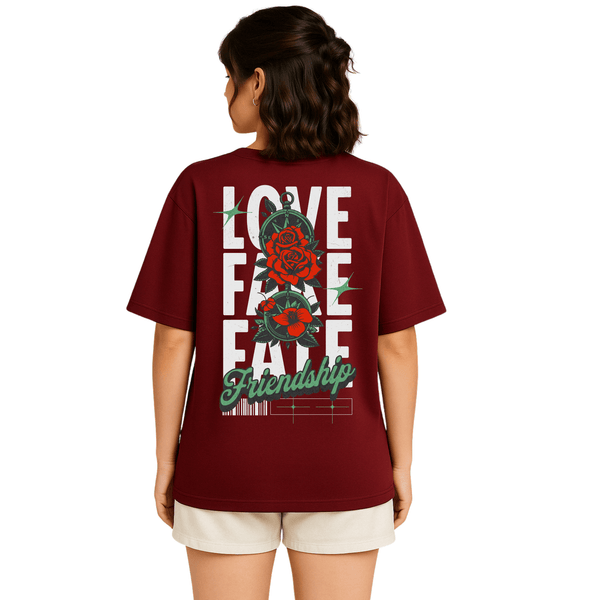 Fake Love Friendship - Flower Tshirt - Seller Stop