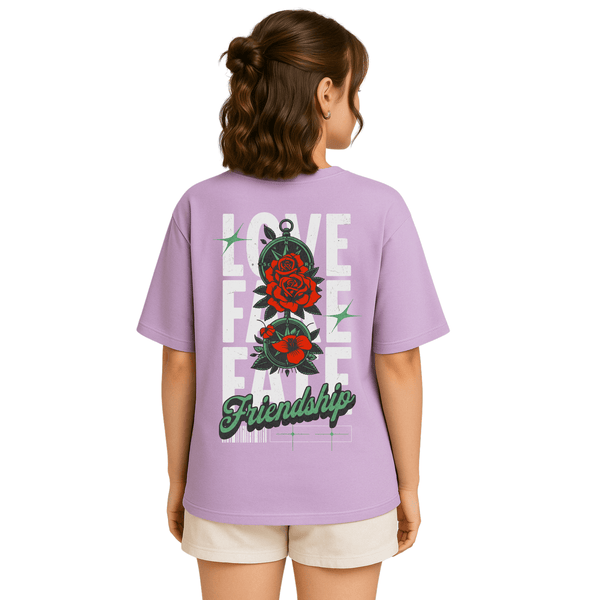Fake Love Friendship - Flower Tshirt - Seller Stop