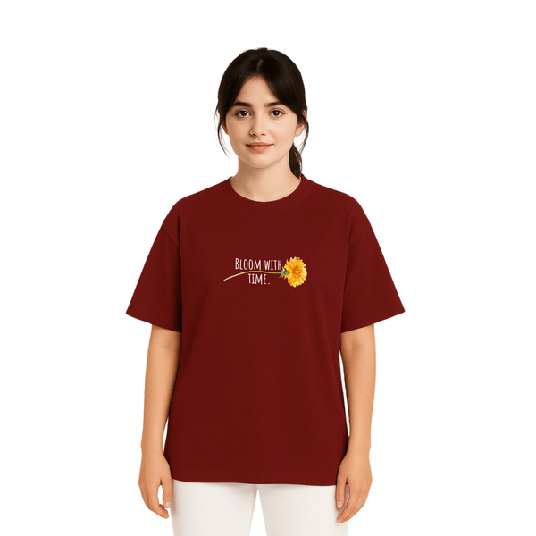 Bloom With Time - Flower Tshirt - Seller Stop