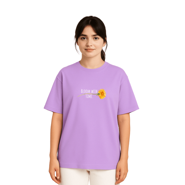 Bloom With Time - Flower Tshirt - Seller Stop